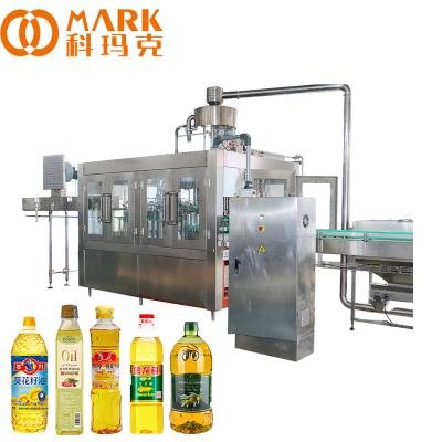 China Automatic Vegetable Oil Cooking Olive Oil Filling Machine Capping Device For Plastic Bottle for sale