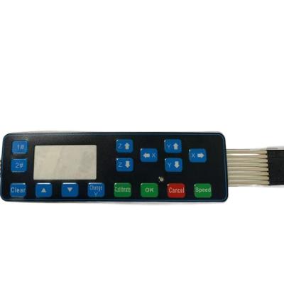 China Waterproof Home Appliance Membrane Keypad 1x4 Matrix Matrix Membrane Switch for sale