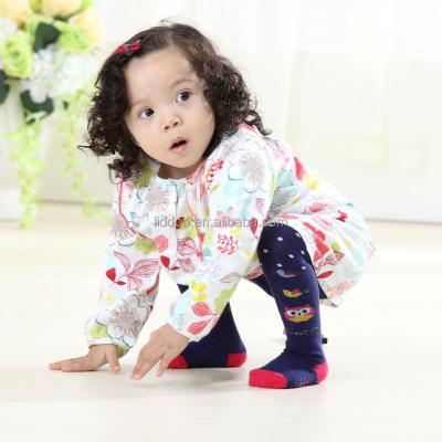 China Navy Blue Breathable Cotton Baby Autumn Cartoon Jacquard Baby Tight Pantyhose for sale