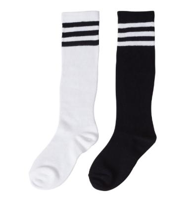 China Breathable School Knee High Tenn Girls Socks, 100% Cotton Socks Wholesale for sale