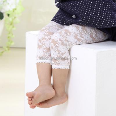 China Hot Selling Breathable Knit Candy Color Babies Nylon Lace Tights for sale