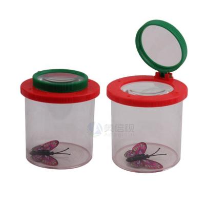 China New Observation Plastic Insect Bug Magnifying Glass Insect Viewer Box Cups Safe Toys For Kids Chridren for sale