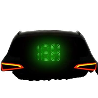 China High Accurate Automobile Digital Tachometer Rear Window Tachometer Rear End Collision Prevention Tachometer for sale