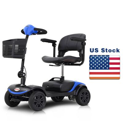 China USA unisex dropshipping electric golf scooter 4 wheel older electric adult four wheel electric scooter 4 wheel mobility scooter for sale