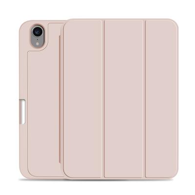 China Slim Lightweight Soft TPU Shockproof Waterproof Dustproof Cover with Pencil Holder Protective Case for iPad mini 6 2021 for sale