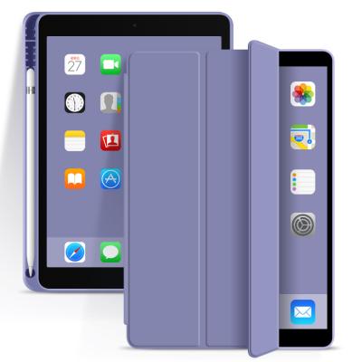 China Stand New Auto-Sleep Magnetic Function Tablet Cover Case with Pencil Holder for iPad mini5 Case Cover Stand for sale