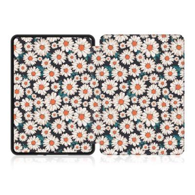 China Colorful Printed Auto-Sleep Magnetic Function Stand Magnetic Pattern Leather Case For Amazon Kindle Paperwhite 4 for sale