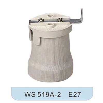 China Ceramic base lamp e27 screw lamp holder E27 LED light bulb socket ceramic base holder for sale