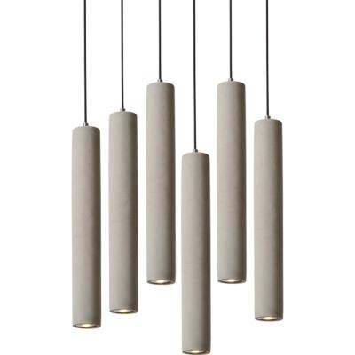 China Nature Nordic Industrial Cylinder LED Vintage Concrete Pendant Lights For Kitchen Dining Room Home Restaurant for sale