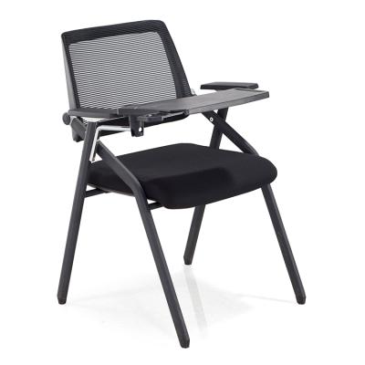 China Office Furniture Training Room Foldable Mesh Chair With Writing Table for sale