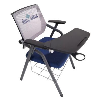 China (Height) Adjustable Plastic Folding Chair Folding Office Chair With Pad Training Chairs for sale