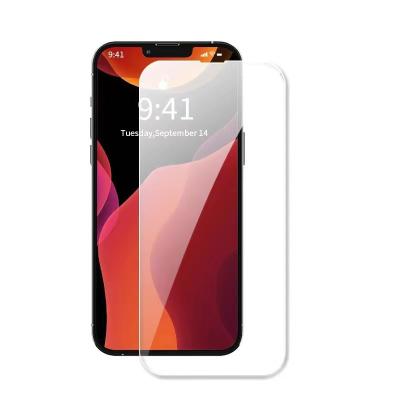 China Mobile phone anti-static interference to reduce dust spot adsorption of high quality full transparent glass screen protector for 13 for sale