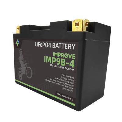 China Starting rechargeable battery 12V6AH motorcycle battery OEM/ODM lifepo4 battery for sale