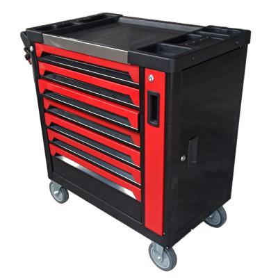 China Garage Shop Tools 2022 Hot Selling 7 Drawer Heavy Duty Tool Cabinet With Side Cabinet With Side Door for sale