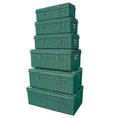 China Deluxe 6 in 1 Thick Tool Boxes Home Tool Box Hardware Tool Storage Box Car for sale