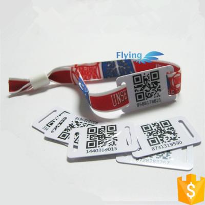 China China 2020 custom hot sale polyester printed pulseras rfid for event for sale