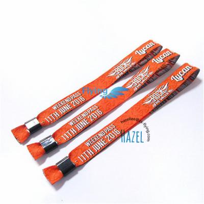 China All Over The Word Good Quality Promotional Goods Wristband , Branded Woven Wristbands For Event for sale