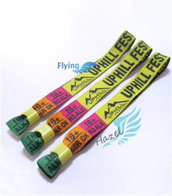 China All Over The Word Trust Wrist Event Woven Fabric 2023 Wristbands for sale