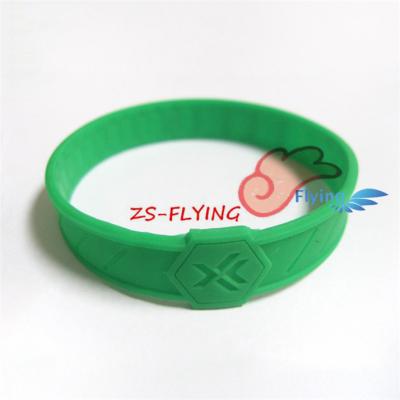 China Factory decorative product custom wristband/silicone wrist band/custom silicone band for sale