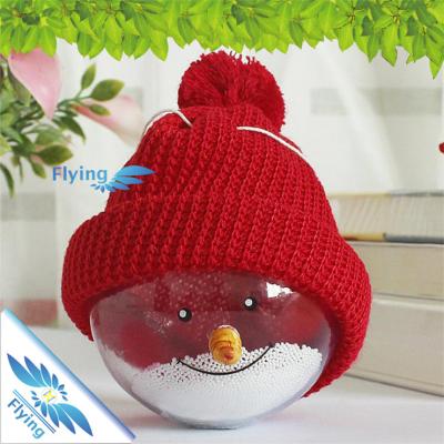 China Clear Plastic Openable Transparent Ball Sphere Christmas Decoration Decoration Ball for sale