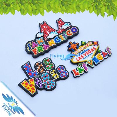 China Beautiful PVC 3D Vivid Soft Fridge Magnet Custom Fridge Magnet Flying for sale