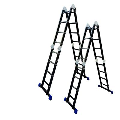 China Folding ladders fast delivery large joints factory price and small aluminum joints multi-position multi-function ladder for sale