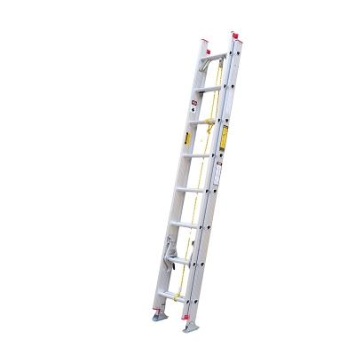 China Heavy Duty Aluminum Extension Ladder Insulation Ladders U Type Foldable Telescopic Ladder for sale