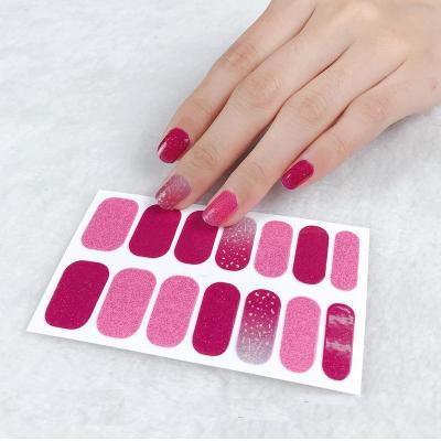 China Popular Nail Tips Wholesale Supplies High Quality Safety Nail Stickers Custom Designs Adhesive Art Stickers Decals Nail Stickers for sale