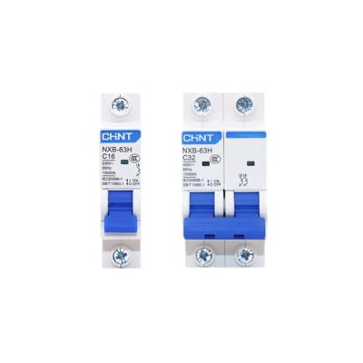 China Single-phase Best Quality CHINT 1P AC MCB Miniature Circuit Breaker  DIN Rail Type  MCB 10KA for sale