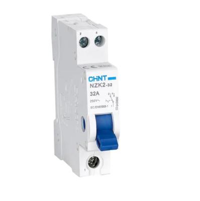 China CHINT NZK2-32 Din Rail AC 250V  32A Change-over Switch NZK2-32 for sale