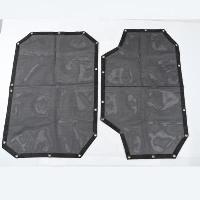 China Brief & Black Simple Color Sunshade Mesh Protection For Jeep Wrangler JK 4 Door Without Logo for sale