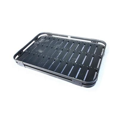 China Convenient Silver Aluminum Alloy Car Luggage Rack Accessories For Jeep Wrangler JK for sale