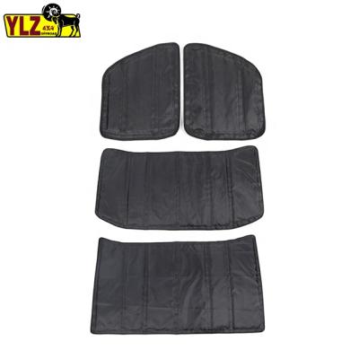 China Single Color Minus Model 4 Door Roof Insulation Cotton Mat Car Accessories For Jeep Cowboy JL for sale