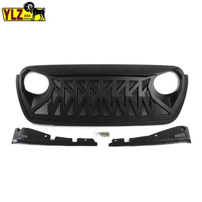 China Single Color Without Pattern Car Accessories Black Grille For Jeep Wrangler JL for sale