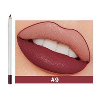 China Private Label Waterproof Matte Long Lasting Eyebrow Eyeliner Pencil Lip Liner Cosmetic Lip Liner Sunscreen OEM Best Selling for sale