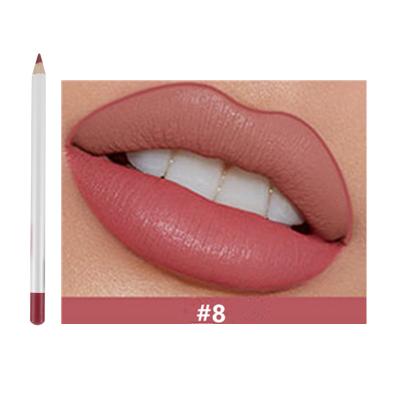 China Lip Gloss Waterproof Long Lasting Cruelty Free No Label Lip Liner OEM Matte Lip Liner Cosmetic Bare Waterproof Lip Liner Pencil High Quality for sale