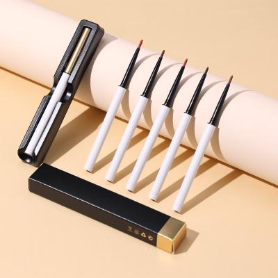 China 2022 Waterproof New Private Label Eyeliner Matte Waterproof Pencil Beginner Multicolor Automatic Rotating Eyeliner for sale