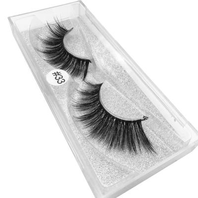 China Mutilayer/Natural Looking/3Deffect Top Quality Eyelash Strips 3D Mink Lash Strips Lashes False Mink Can Be Reused Use for sale