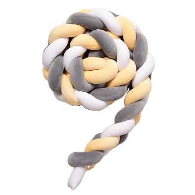 China 3 Strands Braid Knot Pillow Anti-Pull Wholesale Baby Bumper Sleep for sale