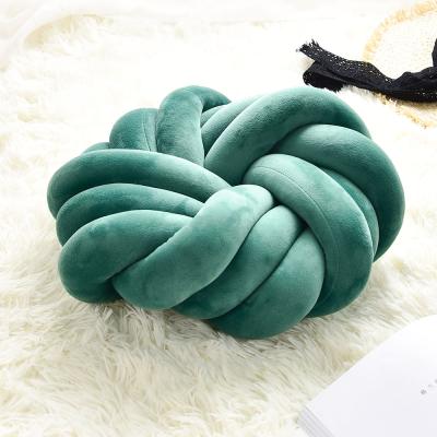 China Hot Selling Soft Plush Anti-Pull Designs Fashion Soft Home Decor Baby Knot Bumper Pillow for sale