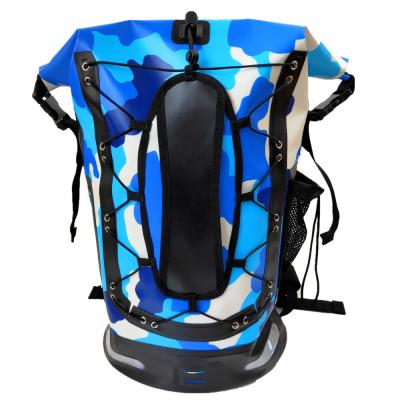 China IPX7 Custom Waterproof PVC Backpack High Quality 30L Amazon Dry Bag For Outdoor Camping Hiking for sale