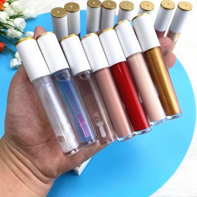 China Private Label Lip Gloss 25 Color Waterproof High Quality Long Lasting Glitter Lip Gloss for sale