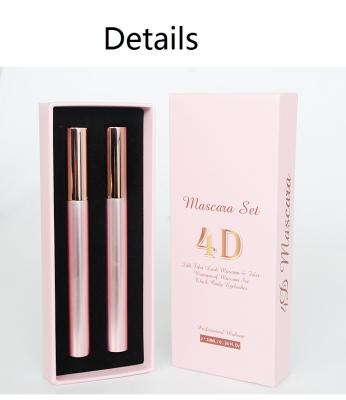 China Wholesale Fast/Quick Dry 2 in 1 Set Black Water Resistant 3d Fiber Eyelash Private Label Mascara for sale