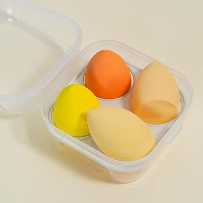 China Apply Base 4pcs/set Wholesale Powder Non Latex Beauty Make Up Blending Sponge Makeup Blender Sponge Super Soft Puff Makeup Sponge for sale