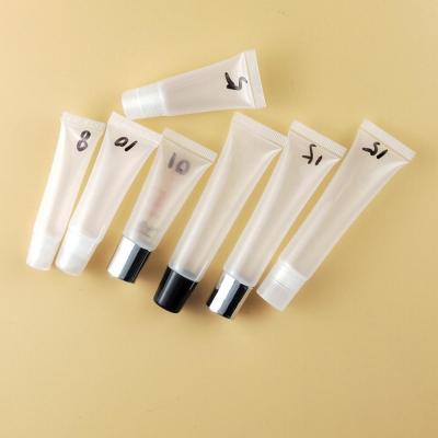 China Clear Customize Cosmetics Makeup Brand Empty Lip Gloss Tubes 5ml 8ml 10ml 15ml Squeeze Tubes For Lip Gloss Private Label for sale