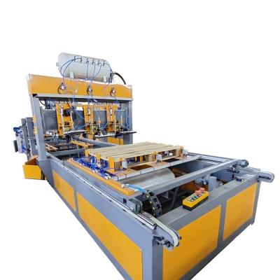 China Wood pallet making wood pallet nailing making machine pallet production line for sale