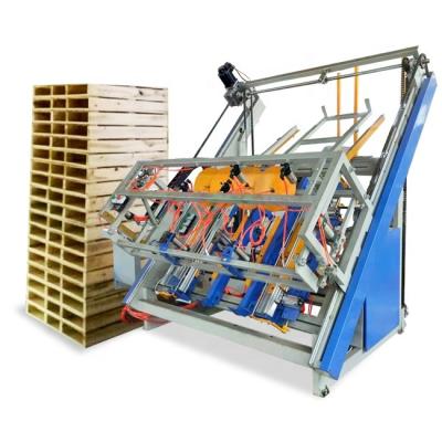 China Wood pallet making Automatic nailer machine Wood Pallet Nailing making Machine Pallet Production Line for sale