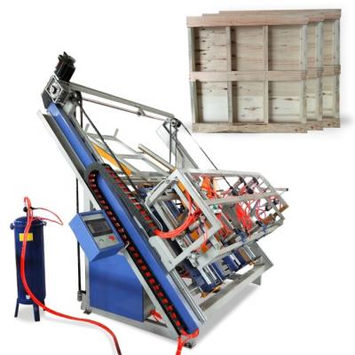 China Wood pallet making Automatic nailing machine for  wood pallet making machine for sale