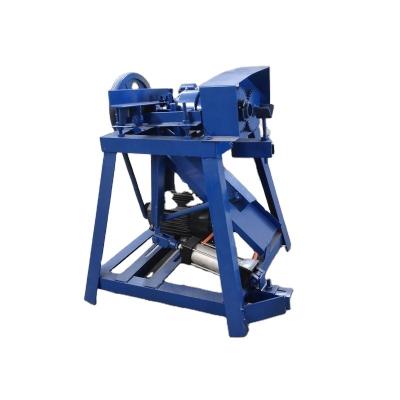 China Building Material Shops Semi-auto screw thread rolling machine mop handle threading machine for sale