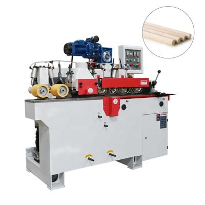 China Building Material Shops wooden broom hammer pole stick molding machine automatic round rod milling machine for sale